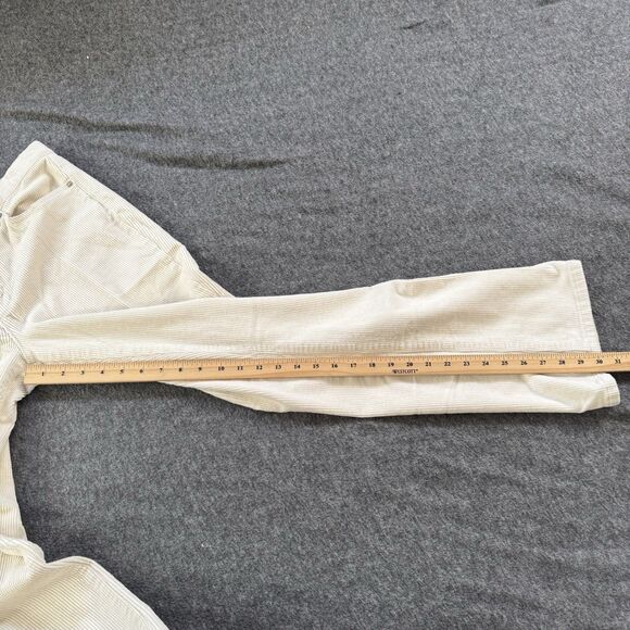 LRL Ralph Lauren Jeans Co. Classic Straight Corduroy Pants, Modern Cream Size 10 - Picture 8 of 8